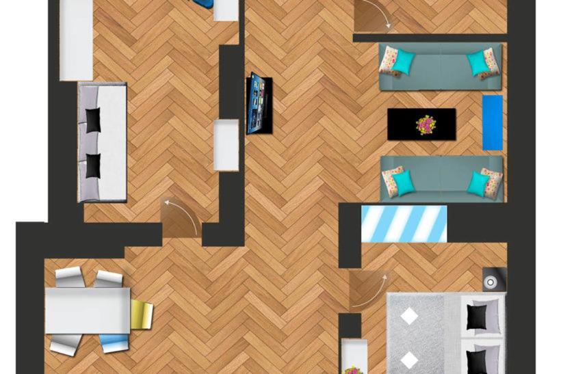 Three-Bedroom Apartment